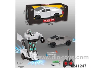 4ch RC Transformer Tesla Car 2 colors mixed included battery