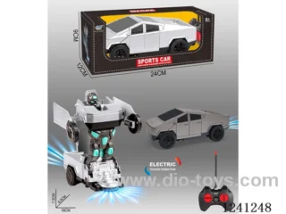 4ch RC Transformer Tesla Car 2 colors mixed not included battery
