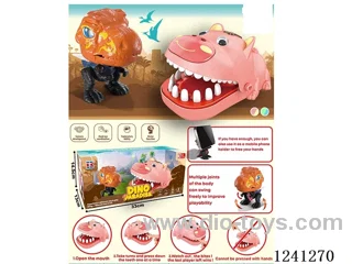 Dinosaur + Biting Toy Set