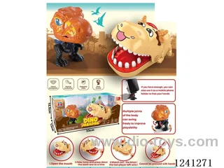 Dinosaur + Biting Toy Set