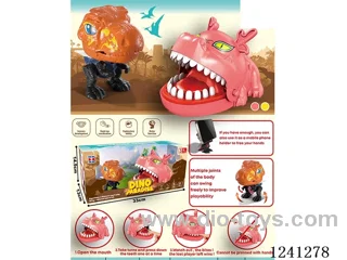 Dinosaur + Biting Toy Set