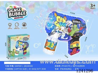 B/O bubble gun with light not included battery