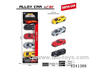 1:36 pull back alloy car
