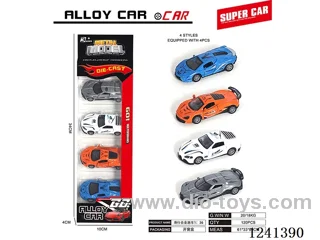 1:36 pull back alloy car