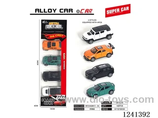 1:36 pull back alloy car