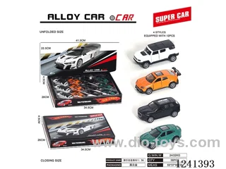 1:36 pull back alloy car 12PCS