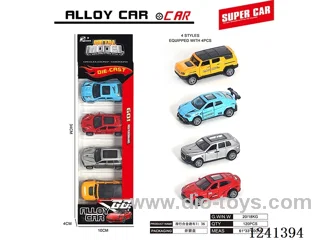 1:36 pull back alloy car