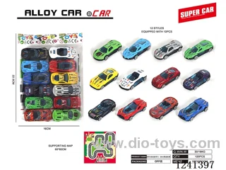 1:64 free wheel alloy car