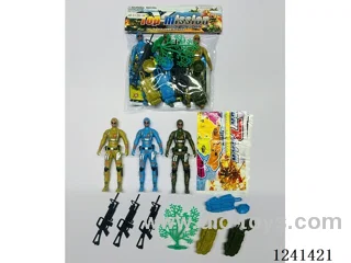 Military set - soldier*3 12CM