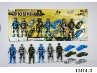 Military set - soldier*6 9CM