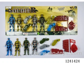 Military set - soldier*4 9CM