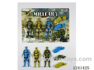 Military set - soldier*3 9CM