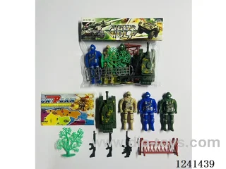 Military set - soldier*3 9.5CM