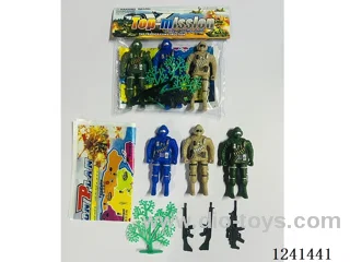 Military set - soldier*3 9.5CM