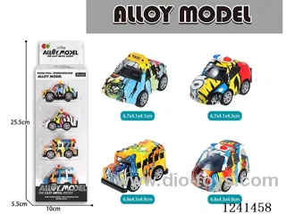 pull back alloy car 4PCS