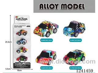 pull back alloy car 4PCS