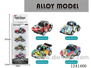 pull back alloy car 4PCS