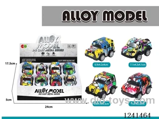 pull back alloy car 8PCS