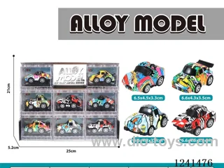 pull back alloy car 8PCS