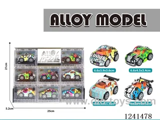 pull back alloy car 8PCS