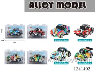 pull back alloy car