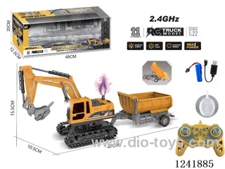 1：22 2.4G 11ch rc engineering vehicles W L/M/spray included battery