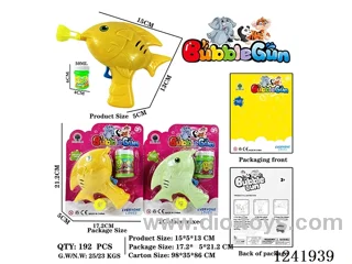 inertia bubble gun 2 colors mixed