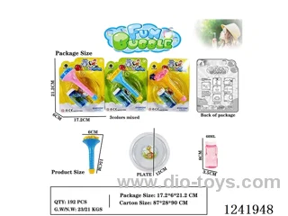 bubble set 3 colors mixed