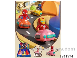 Press Spider-Man Classic Car 9PCS