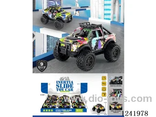 Inertia Pickup Truck 3-colour mix 9PCS