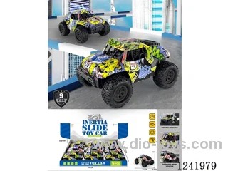 Inertia Off-Road Vehicle 3-colour mix 9PCS