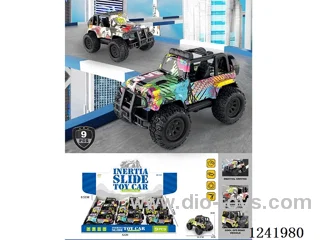 inertia jeep 3 colours mix 9PCS