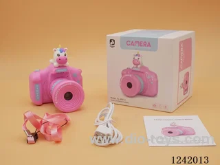 Máquina de lente larga unicornio cámara doble infantil de alta definición / Cámara infantil