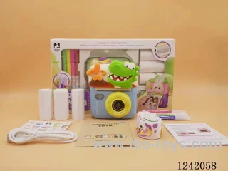 Dinosaurio Cámara de impresión infantil / Cámara de impresión infantil / Polaroid infantil