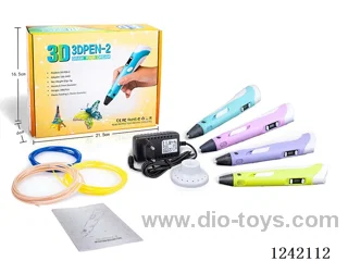 High Temperature 3D Printing Pen-English Version-Adapter-Yellow Box