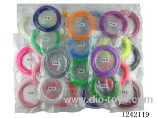 (10m/pack) High Temperature 3D Printing Pen Consumables Mixed Colours