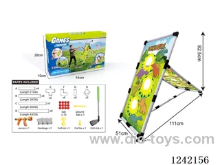 4-in-1 Reversible Shooting Golf Multi-Sport Set