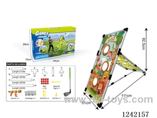 4-in-1 Reversible Shooting Golf Multi-Sport Set