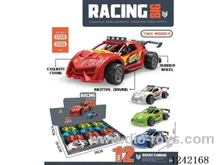 inertia car 4 colors mixed 12PCS