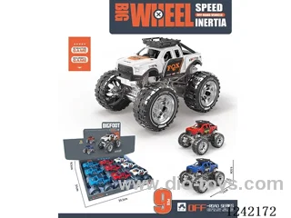 inertia car 3 colors mixed 9PCS