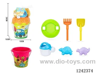beach toy in 7pcs net bag