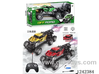 27MHZ 1:16 5ch rc alloy car with spray included battery