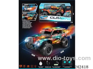 1:24 rc car W L/M/spray included battery