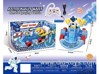 RC car W L/M/spray included battery