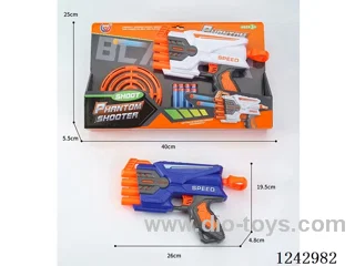 EVA soft bullet gun 2 colors mixed