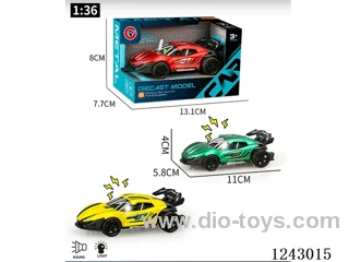 1:36 Alloy Small Pull Back W L/M included battery 3*AG13