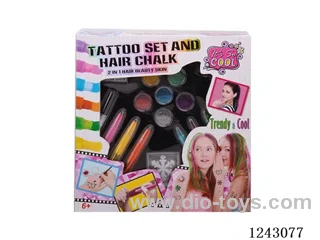 Hair Dyeing + Tattoo Set