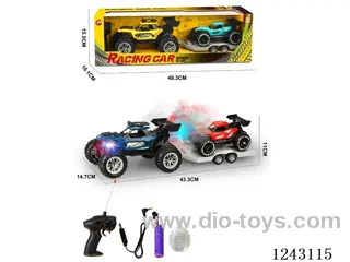 1:18 4ch RC Car with light/spray + Inertia Buggy (Included Battery)