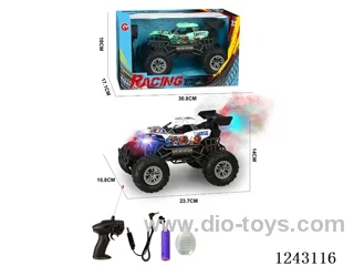 1:16 4ch RC Car with light/spray + Inertia Buggy (Included Battery)