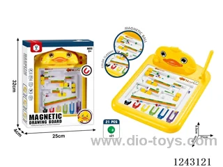 Duck Dribble Drawing Board 21 Beads (Maze Colour Classification)